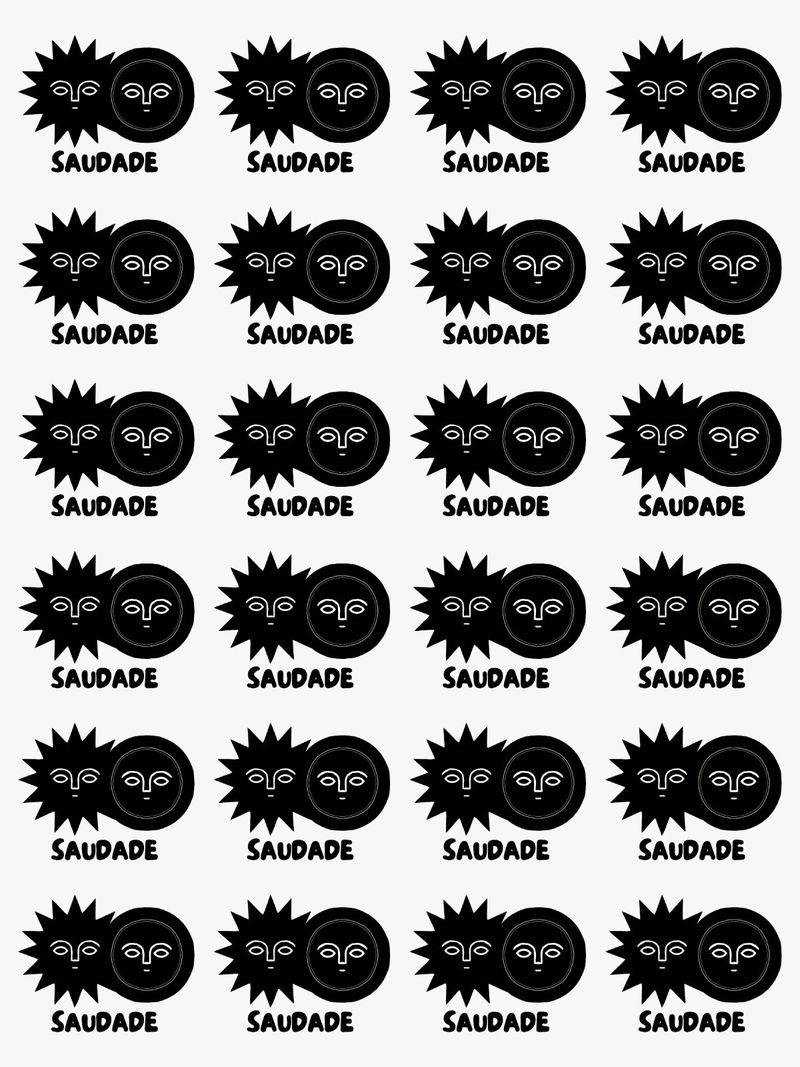 Planche de logos Saudade noirs